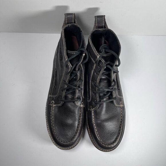 Justin 281 Solace Charcoal Gray Lace Up Akle Chukka Boots Men's Size 11 D - Picture 6 of 9